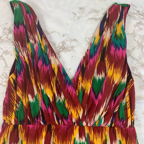 Alice + Olivia Ikat Print Alameda Dress - Picture 5 of 8